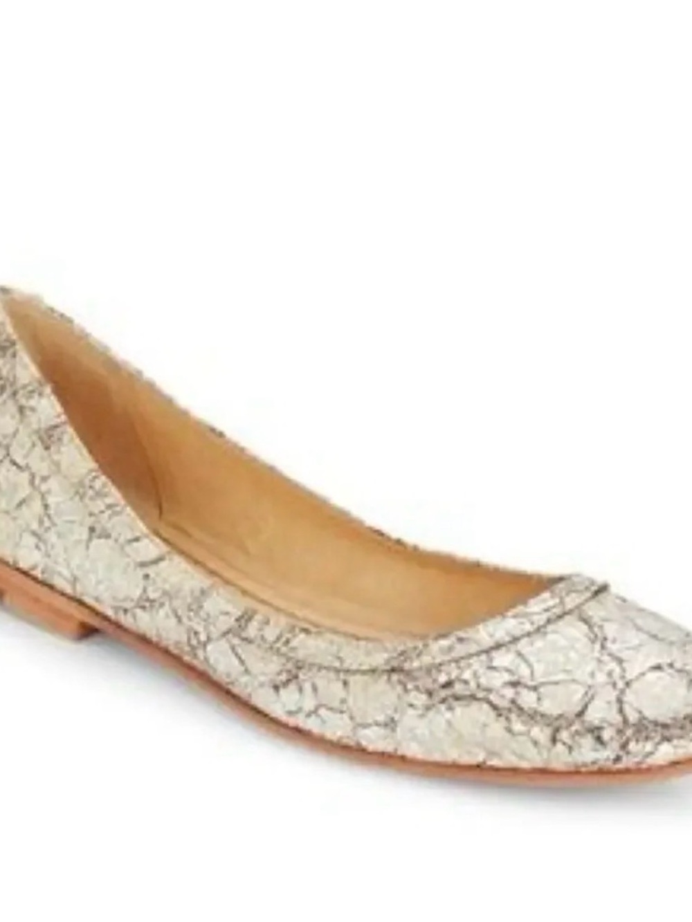 Frye Carson Ballet flat Reptile Leather Flats 8 Statement Piece